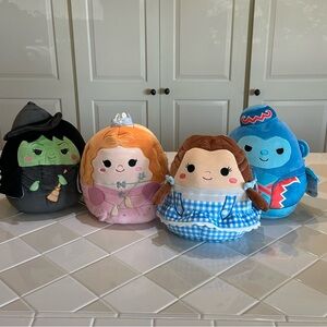 NWT Squishmallows Wizard of Oz 12” Dorothy Glinda Wicked Witch & Winged Monkey